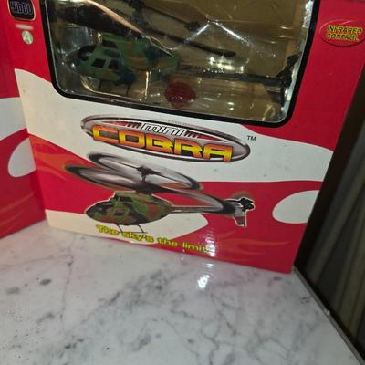 Pair of cobra sky helicopter toys