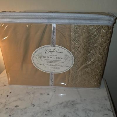 Chiffon Beddings King sheet set