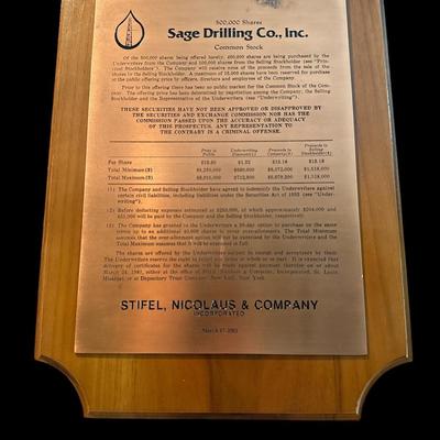 3 Vintage Oil industry plaques