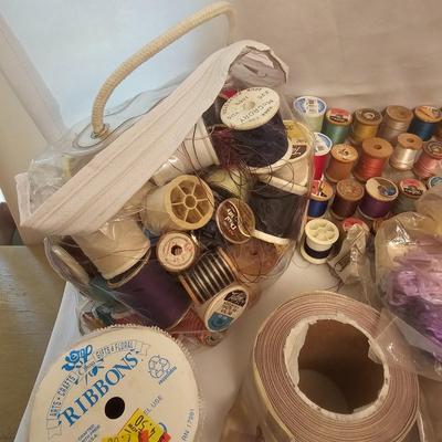 Assorted Thread, Ribbon, Cones & More (GB2-JS)