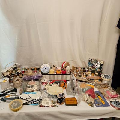 Assorted Thread, Ribbon, Cones & More (GB2-JS)