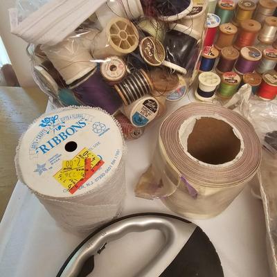 Assorted Thread, Ribbon, Cones & More (GB2-JS)