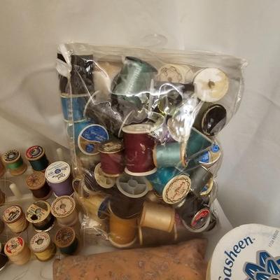 Assorted Thread, Ribbon, Cones & More (GB2-JS)