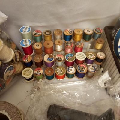 Assorted Thread, Ribbon, Cones & More (GB2-JS)