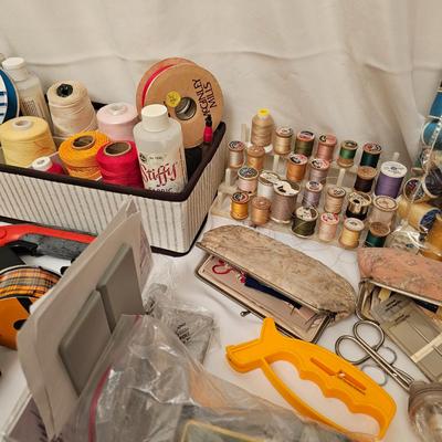 Assorted Thread, Ribbon, Cones & More (GB2-JS)