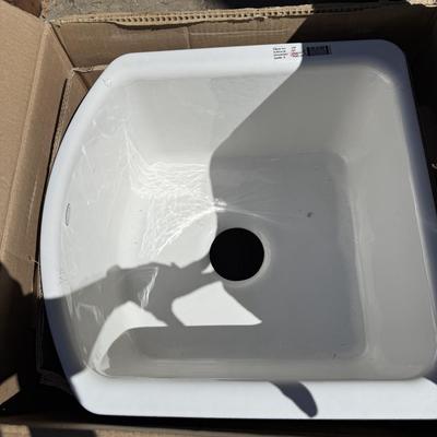 Sale Photo Thumbnail #51: This sink is new in the box but came with 2 hair line cracks. They don’t go through. This is a great sink.