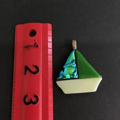 Unique Sailboat pendant