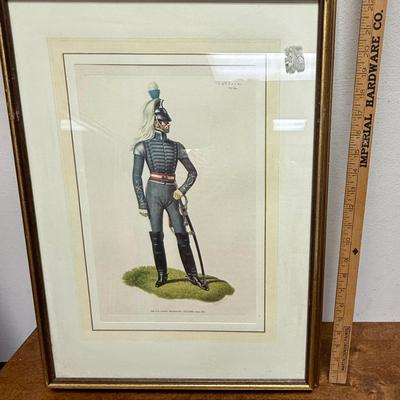 Sale Photo Thumbnail #49: Limited edition lithograph by Arthur Barbosa. In good vintage condition. Part of a series of American Army uniforms from 1774 to 1864.