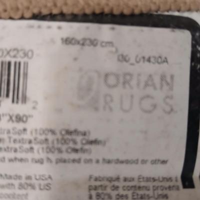 Pair of Area Rugs – Orian Cliffony Bisque & Geometric Accent Rug