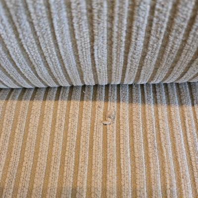 Mid-Century Modern Style Wood Accent Chair with Cushions Najarian Furniture Grid-Back Accent Chair with Cushions