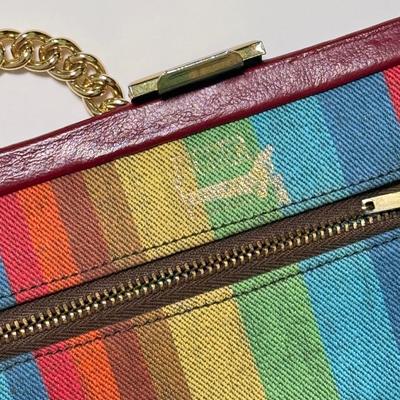 LOT 64L: Red Tignanello Bag, Evening Clutch & Wallet