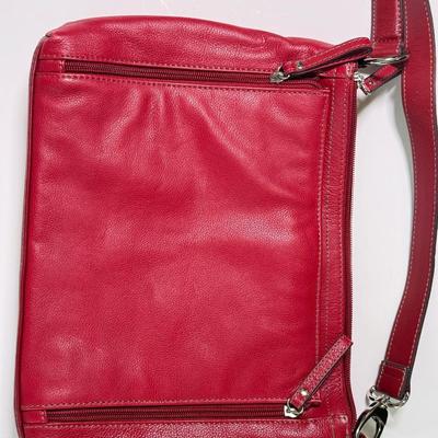 LOT 64L: Red Tignanello Bag, Evening Clutch & Wallet
