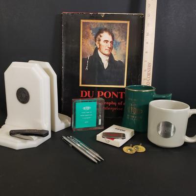 LOT 81D: DuPont Collection; Zippo Pocket Knife, Bookends and More