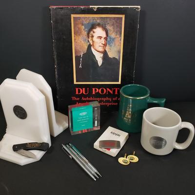 LOT 81D: DuPont Collection; Zippo Pocket Knife, Bookends and More