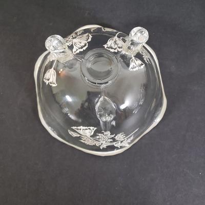 LOT 83K: Vintage Servingware; Wedgwood, Silver Overlay, and More
