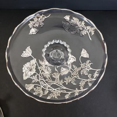 LOT 83K: Vintage Servingware; Wedgwood, Silver Overlay, and More