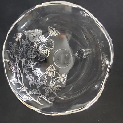 LOT 83K: Vintage Servingware; Wedgwood, Silver Overlay, and More