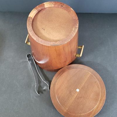 LOT 85D: MCM Servingware; Couroc, Wooden Turned Bowls, Woodcroftery Set, and More