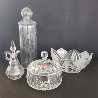 LOT 87K: Vintage Glass and Crystal Collection- Gorham, Beyer & Princess House