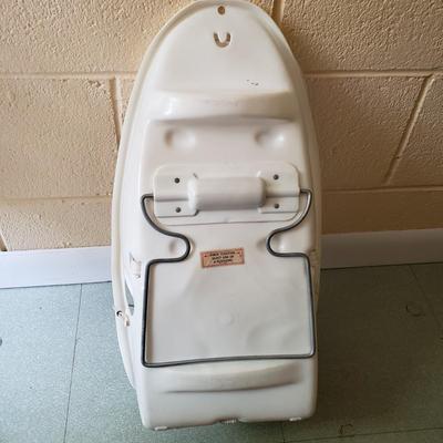 LOT 93G: Vintage Pram Baby Carriage, Vintage Baby Accessories, Large Cloth Dolls