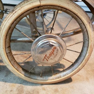 LOT 93G: Vintage Pram Baby Carriage, Vintage Baby Accessories, Large Cloth Dolls