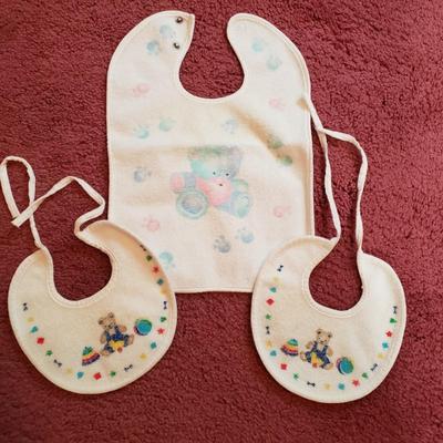 LOT 94X: Vintage Baby Accessories, Bedding, Clothing
