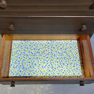 LOT 101B: Four Drawer Wooden Dresser