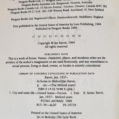 LOT 104B: Eight Paperback Books by Jan Karon