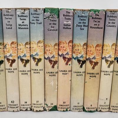 LOT 106B: Fifeteen Vintage The Bobbsey Twin Hard Back Books by Laura Lee Hope