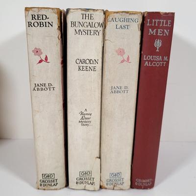 LOT 107B: Eleven Vintage Hard Back Books Featuring Nancy Drew and More