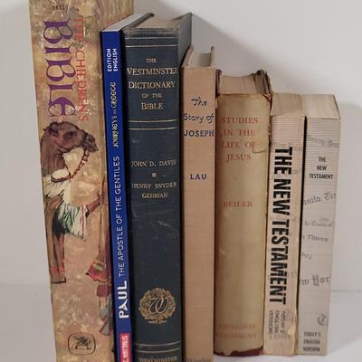 LOT 110B: Seven Assorted Religious Text Books