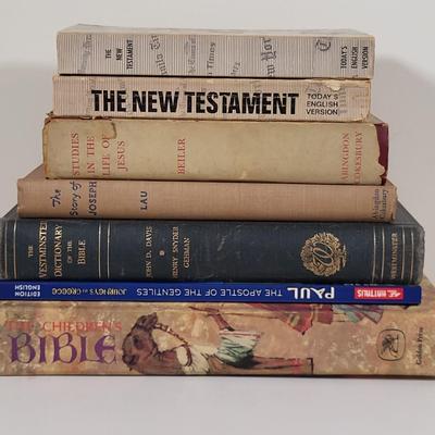 LOT 110B: Seven Assorted Religious Text Books