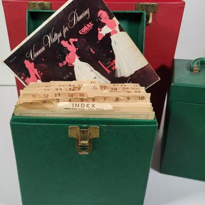 LOT 113L: Three Latched Vinyl Record Box Containers Filled with Assorted Albums
