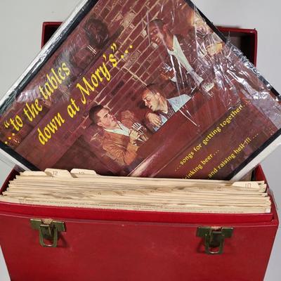 LOT 113L: Three Latched Vinyl Record Box Containers Filled with Assorted Albums