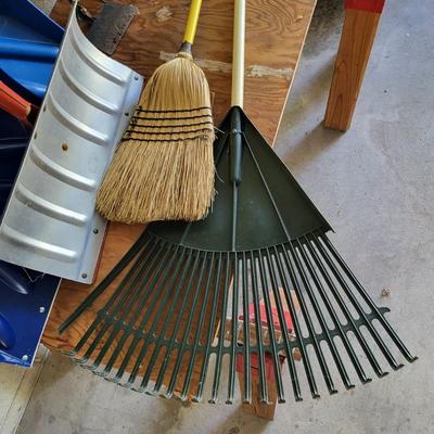 LOT 119G: Various Garden Tools and Snow Shovels