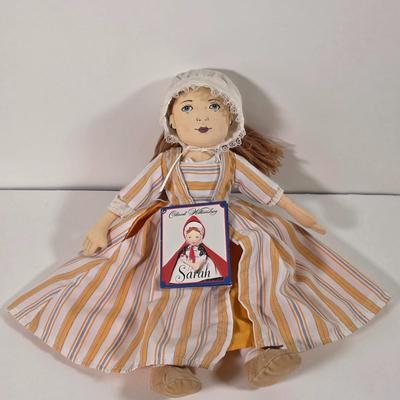 LOT 141D: Vintage Doll Collection W/Basket of Accessories, Including Heritage Signature Collection Erik & Eva Ski Dolls and Merry...