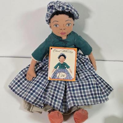 LOT 141D: Vintage Doll Collection W/Basket of Accessories, Including Heritage Signature Collection Erik & Eva Ski Dolls and Merry...