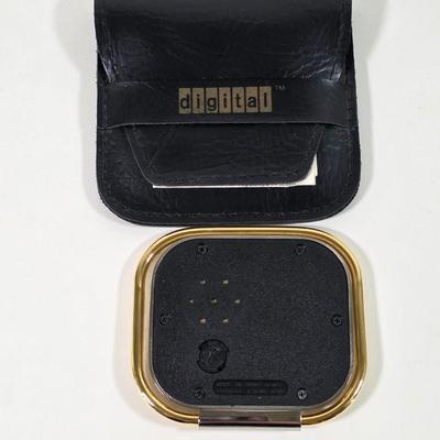 LOT 143D: Bushnell 3 x 25 Theater & Opera Binoculars, Vintage Digital Travel Alarm Clock & More