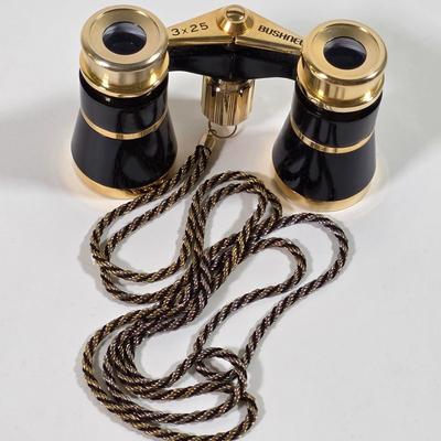 LOT 143D: Bushnell 3 x 25 Theater & Opera Binoculars, Vintage Digital Travel Alarm Clock & More