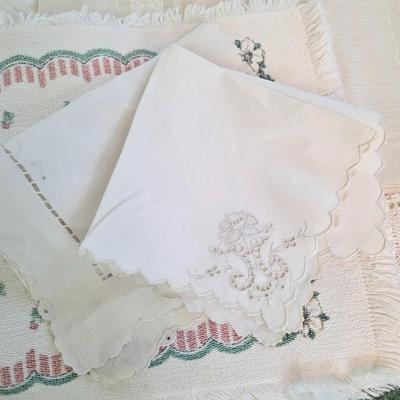 LOT 149D: Vintage Linen Lot Filled W/Seasonal & Everyday Items, Kitchen Towels, Pot Holders, Aprons, Table Cloths, Runners, Crocheted...