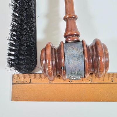 LOT 152D: Vintage Decorative Items, Leather Wrapped Lion Head W/Ring Italian Decanter, CA Saddle Leather Valet Travel Case, Horse Head...