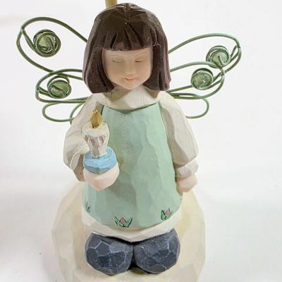 LOT 156D: Thomas Kinkade Light of Peace Music Box, Willow Tree Figures & More