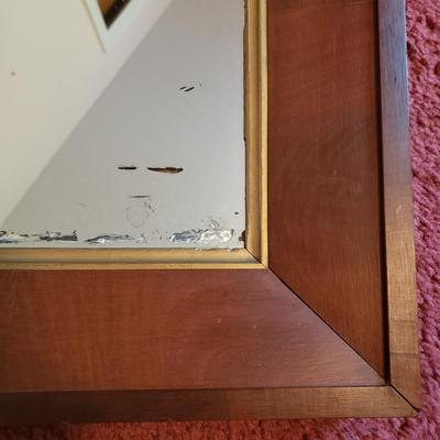 LOT 163X: Antique Wooden Framed Mirrors