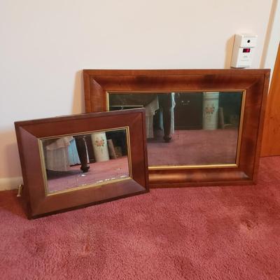 LOT 163X: Antique Wooden Framed Mirrors