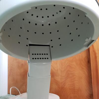 LOT 170Y: Vintage Sunbeam Portable Hair Dryer with Vintage Hair Accessories