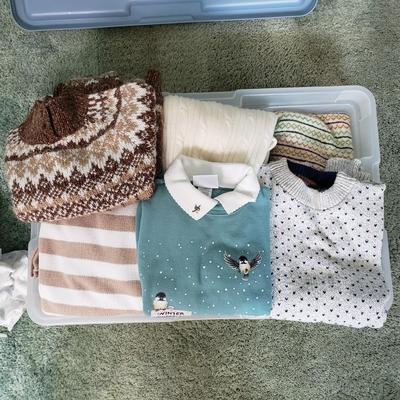 LOT 174Y: Closet Contents; Assortment of Women's Clothing, Shoes, and More