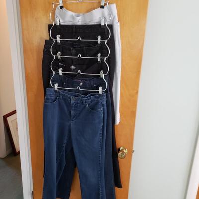 LOT 174Y: Closet Contents; Assortment of Women's Clothing, Shoes, and More