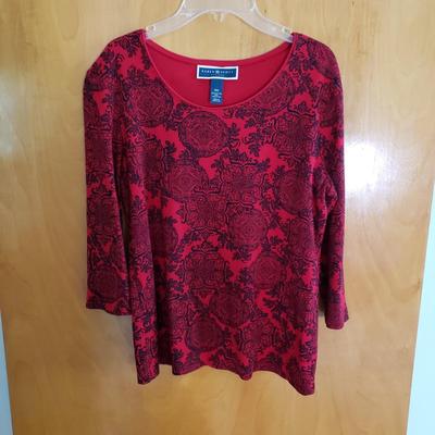 LOT 175Y: Women's Closet; Large Collection of Shirts, Sweaters, and Blouses