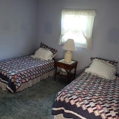 LOT 176Z: Set of Twin Beds with Bedding