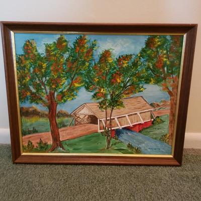 LOT 179Z: Set of Original Framed Landscape Artwork